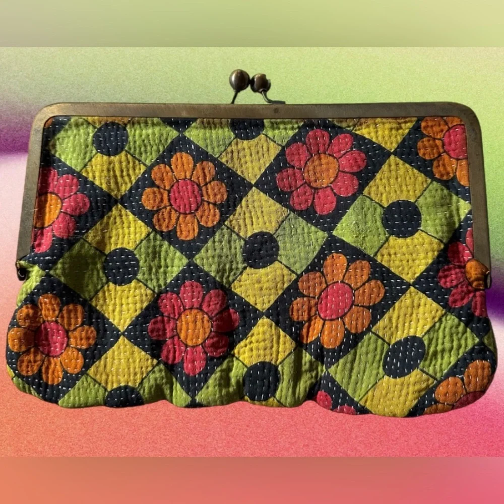 World Finds Vintage Handmade Clutch